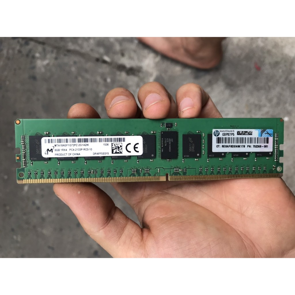 ram cho máy tính bàn ecc reg Samsung MICRON  ddr4 8gb 2133 17000 bus pc4 decktop PC RDIMM Registered,cpu e5300