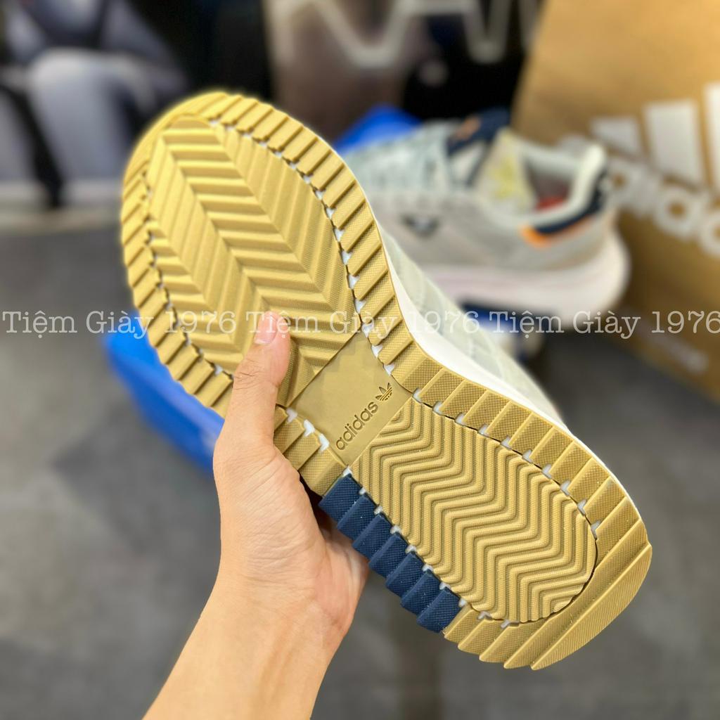 Giày Thể Thao Chạy Bộ Adida.as Retropy F2 Grey Navy Das F2 Xám Gót Xanh Than