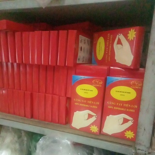 Găng tay nilon dùng 1 lần hợp vệ sinh bảo vệ tay khi làm việc