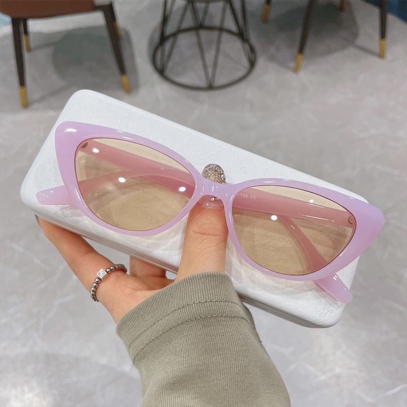 (KIQI-FASHION) COD Kính Mát Mắt Mèo Chống Tia Uv400 Thời Trang Dành Cho Nữ