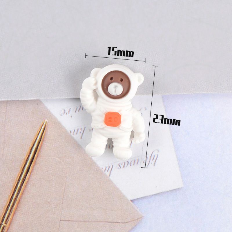 charm gấu phi hành gia nguyên liệu trang trí ốp điện thoại (BN44)