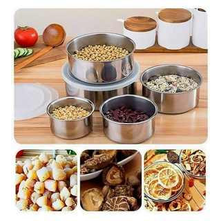 Bát inox có nắp