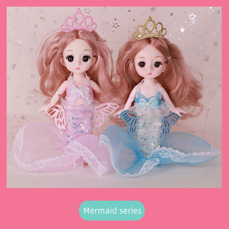 Đầm Công Chúa Mini 17cm Hóa Trang Cho Búp Bê Barbie DIY Mới