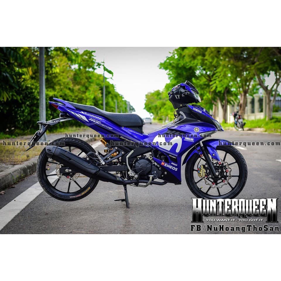 Tem rời cho xe Exciter 150. Movistar GP 2019 đơn giản. Decal bền màu, không bong tróc
