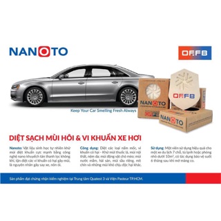 Nanoto - viên khử mùi, diệt khuẩn tốt nhất cho ôtô