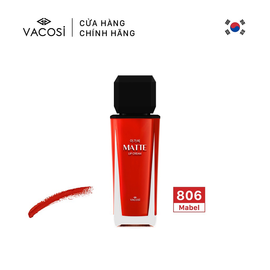 SON KEM MỊN LÌ VACOSI NATURAL STUDIO MATTE LIP CREAM