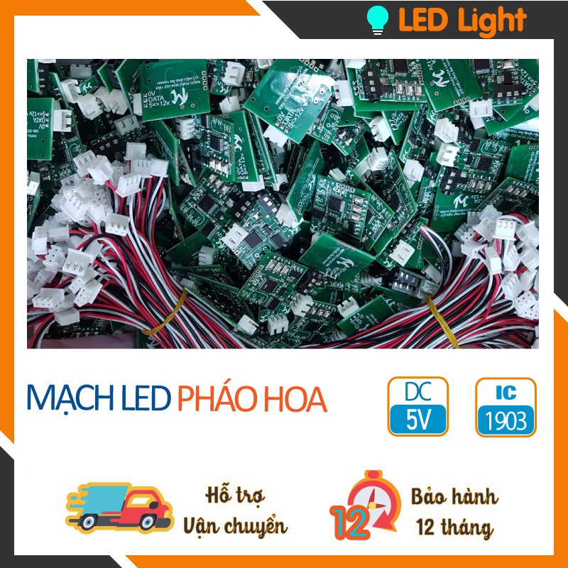 Mạch điều khiển LED Pháo Hoa đồng bộ âm thanh
