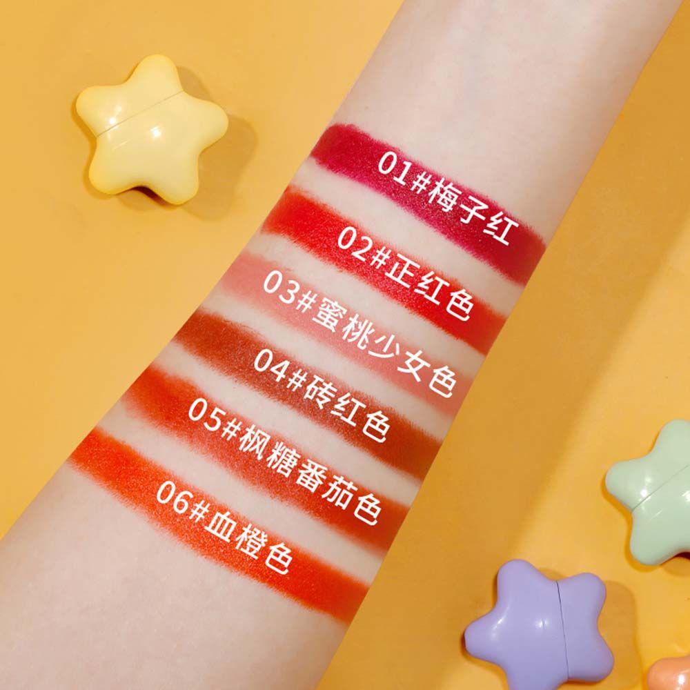 OCEANMAP Set 6 Son Môi Dưỡng Ẩm Chống Thấm Nước Thiết Kế Hình Viên Con Nhộng