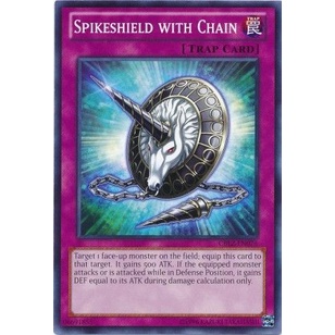 Thẻ bài Yugioh - TCG - Spikeshield with Chain / CBLZ-EN076'