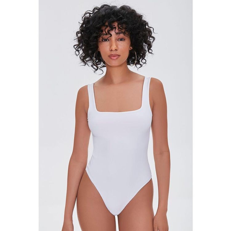 Bodysuit Nữ 2 Dây Square Neck Vnxk Hãng  F21 / Chất Thun Spandex / Co Giãn / Nhiều Màu | BigBuy360 - bigbuy360.vn