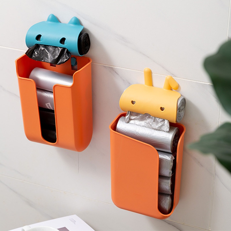 Hộp Đựng Túi Rác Gắn Tường Hình Mèo Dễ Thương