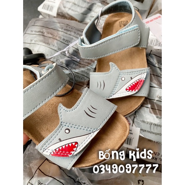 Sandal Bé Trai Đế Trâu Quai Dán F&amp;F