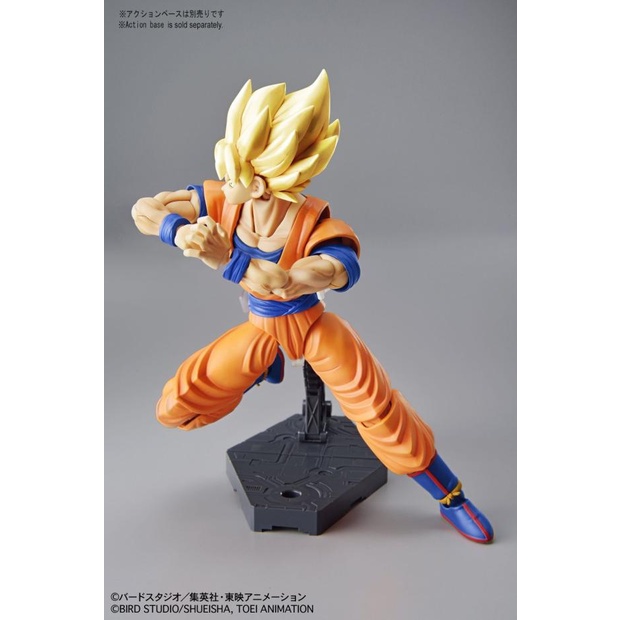 Mô Hình Lắp Ráp Figure-rise Standard Super Saiyan SonGoku Son Goku (tặng kèm effect)
