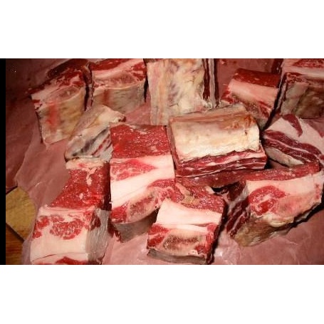 250g xương sườn bò cắt khúc sẵn (kho, nấu nước lèo, xào, hầm...)