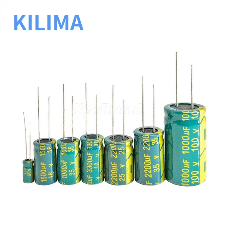 Set 100 Tụ Điện 35V 50V 65V ESR 36Values 2.2UF 47UF 100UF 220UF 330UF 470UF 680UF 1000UF 1500UF 2200UF 3300UF Chuyên Dụng