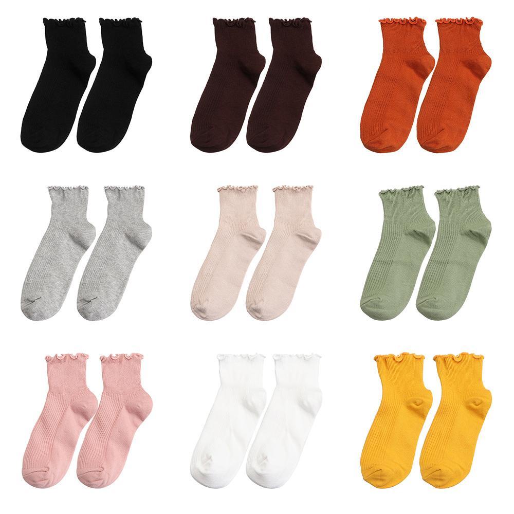 Vớ Thuyền Phối Ren Màu Sắc Thời Trang Thu Đông Cho Nữ