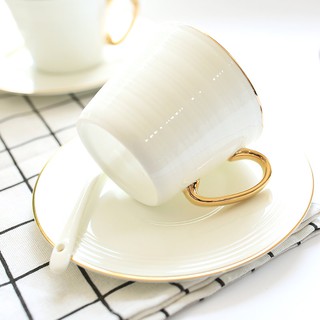 Bộ tách uống trà bằng gốm phong cách châu âu