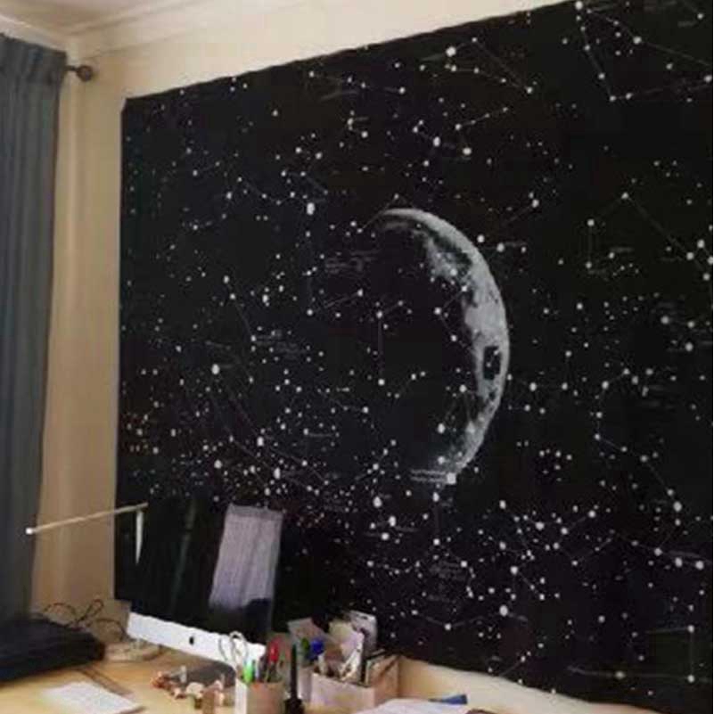 Giấy Dán Tường Họa Tiết Galaxy Độc Đáo