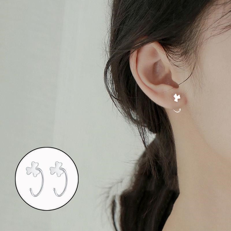 Đôi Bông Tai Hình Trái Tim Đơn Giản Thời Trang Cho Nữ S999