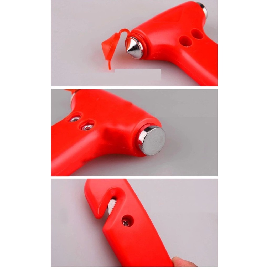 Búa thoát hiểm ô tô đa năng phá kính khẩn cấp 2 trong 1 tiện lợi