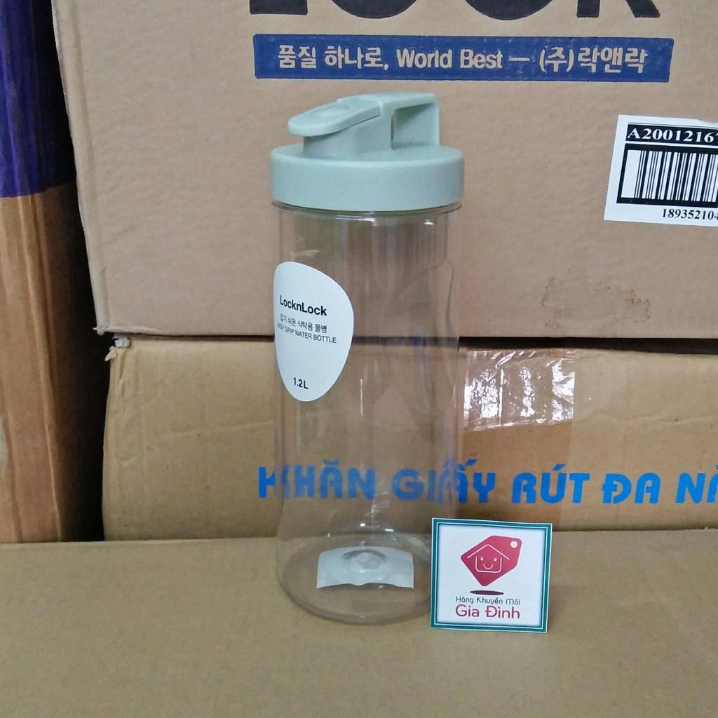 BÌNH NƯỚC NHỰA LOCK &amp; LOCK 1.2 LÍT MILO
