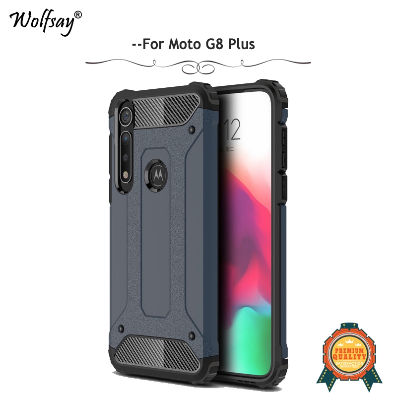 Ốp Lưng Kiểu Giáp Cho Motorola Moto G8 Plus