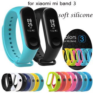 Dây đeo TPU mềm chống nước đơn giản cho Xiaomi Mi Band 3 / mi band 4