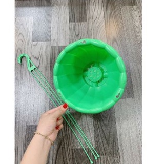 Chậu treo hình trái bí combo 10