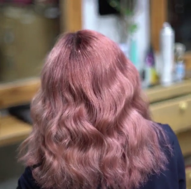 Thuốc nhuộm tóc màu Hồng Đào kèm trợ dưỡng gang tay | BigBuy360 - bigbuy360.vn