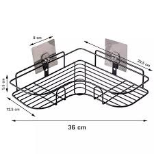 KỆ GÓC làm từ phun sơn tĩnh điện,dán tường nhà bếp,nhà tắm siêu dính.