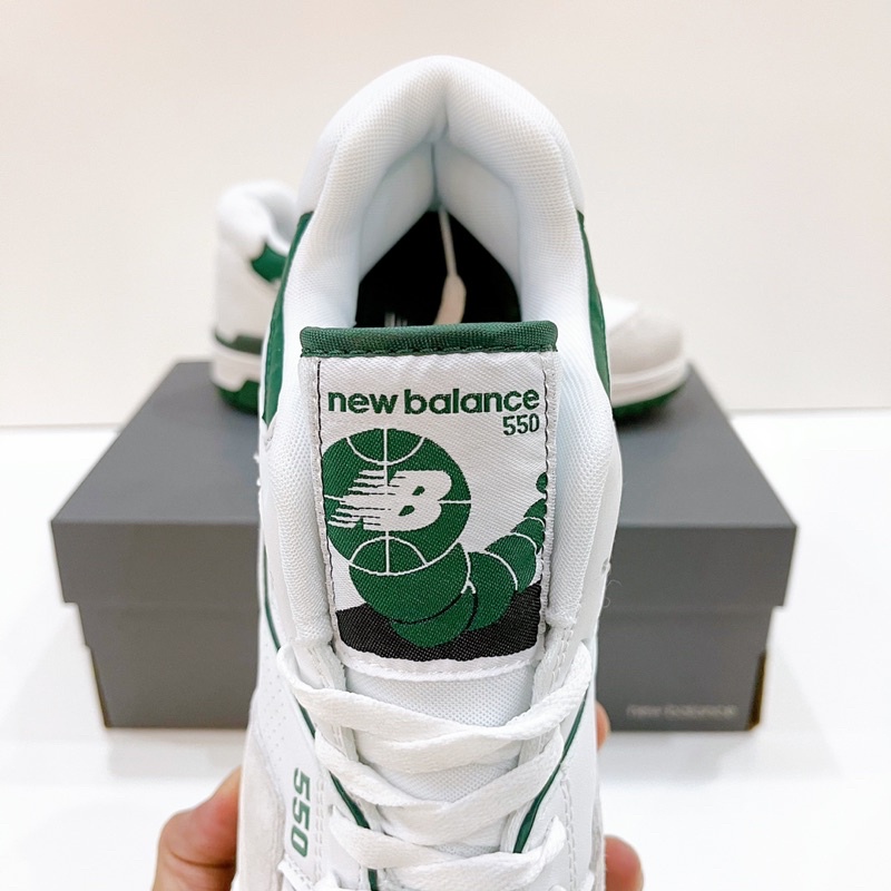 Giày sneaker New Balance 550 White Green - NB 550 Trắng Xanh Fullbox
