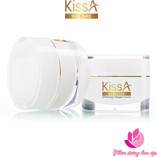 Kem dưỡng trắng da mặt Collagen KissA - 30g
