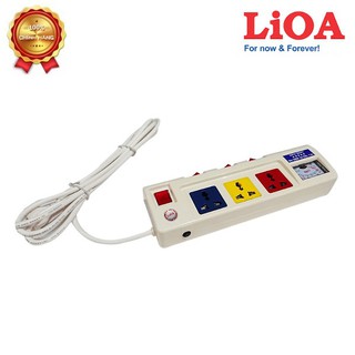 Ổ CẮM LIOA CAO CẤP 3OFSSV2.5-2 CÓ ĐỒNG HỒ ĐO VOLT – SỬ DỤNG CHO MÁY TÍNH, AUDIO,, THIẾT BỊ VĂN PHÒNG,BV CHỐNG QUÁ TẢI