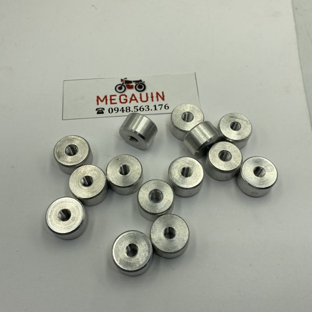 Cục Căn Nhôm,  Lõi Gù Nhôm Xe Máy , Xe Điện - Cục Ác Phi 1.8 Lỗ 6 Ly