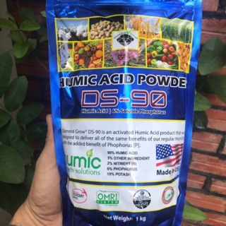 Phân bón HUMIC DIAMOND GROW DS90 gói 1kg
