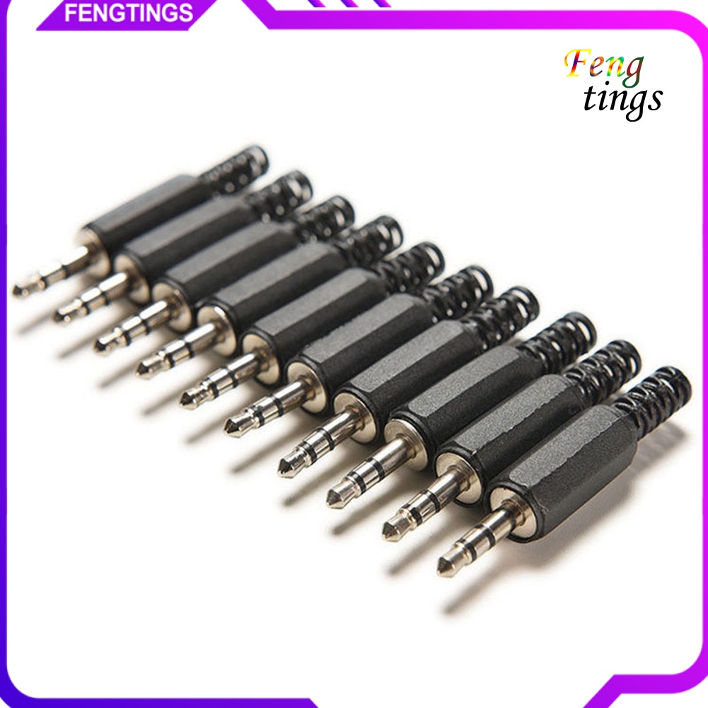 Set 10 Đầu Cắm Âm Thanh 3.5mm Chất Lượng Cao