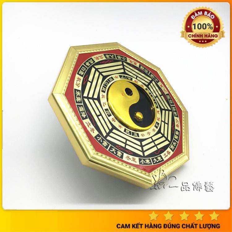 Gương treo cửa, Gương bát quái chất liệu đồng