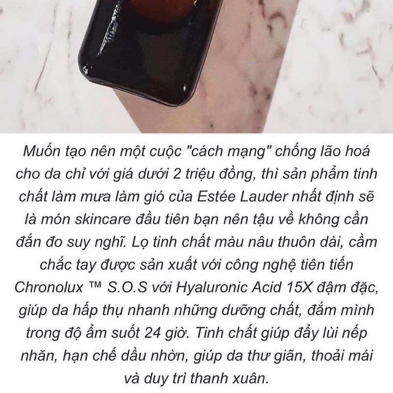 Siêu tinh chất phục hồi da ban đêm Estee Lauder Intense Reset concentrate