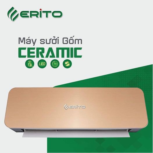 Máy sưởi gốm ceramic Erito HCB18R
