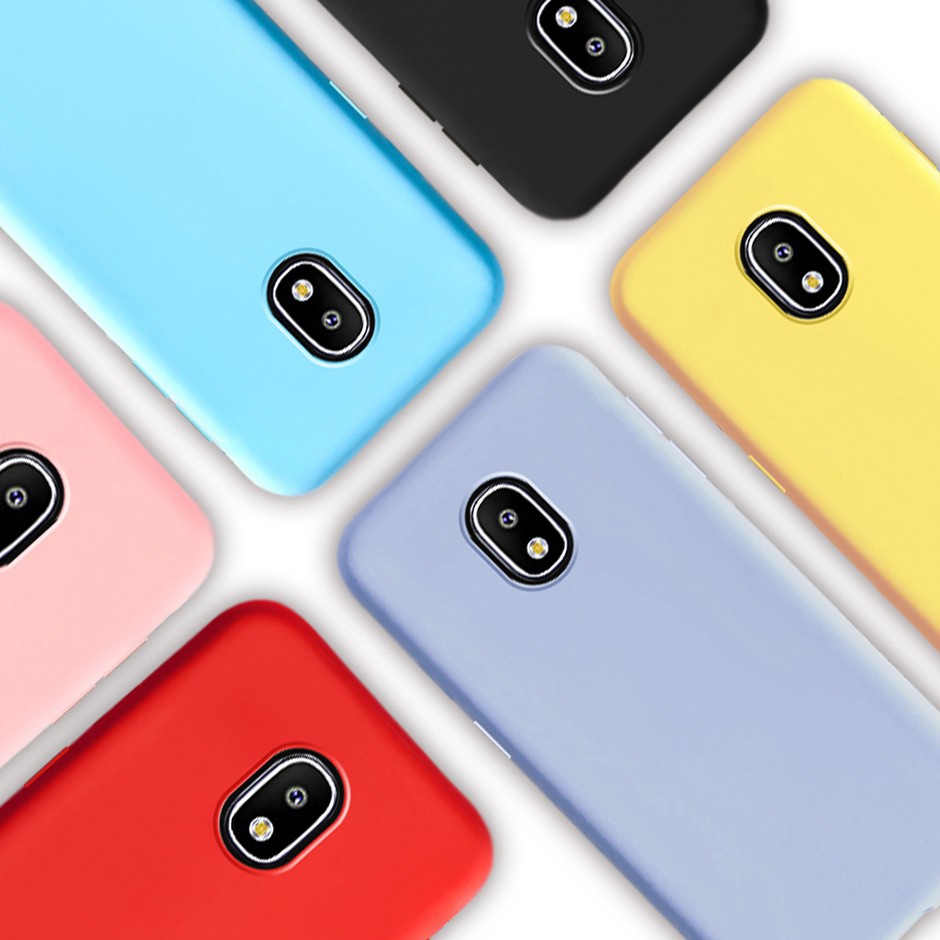 Ốp điện thoại bằng Silicon thời trang cho Samsung Galaxy J7 Pro J730G J730F SM-J730G