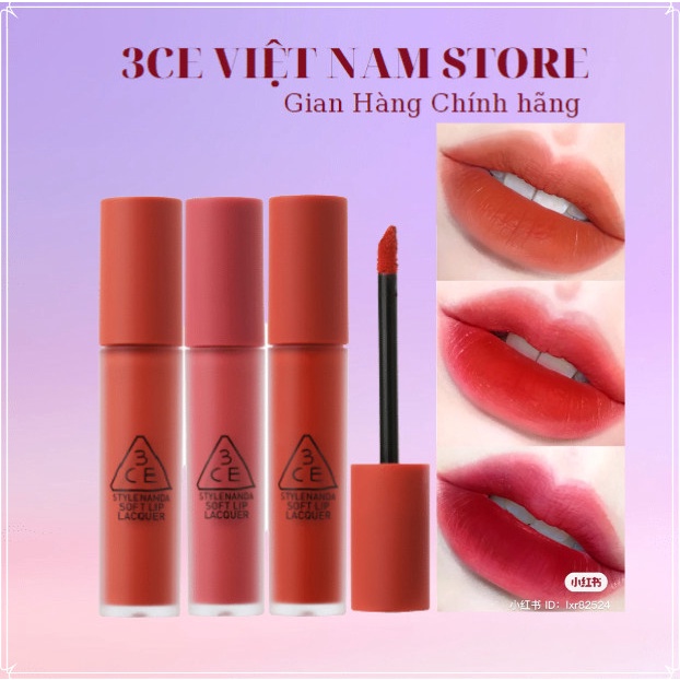 Son Kem 3CE Lip Lacquer Explicit - Perk up