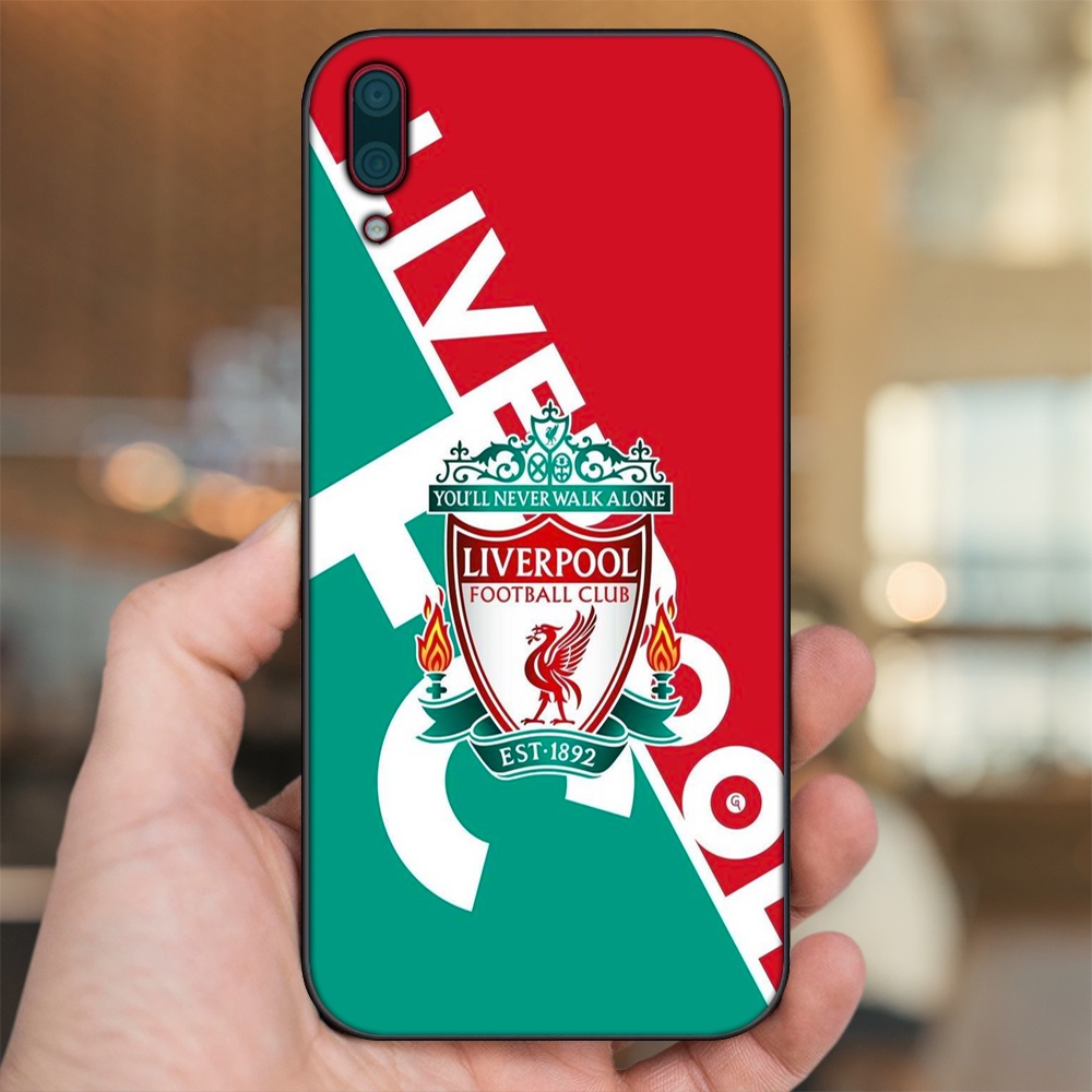 Ốp lưng Huawei Y7 Pro 2019 viền đen in hình Liverpool FC