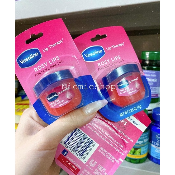 SÁP DƯỠNG MÔI VASELINE LIP THERAPY ROSY LIP 7g