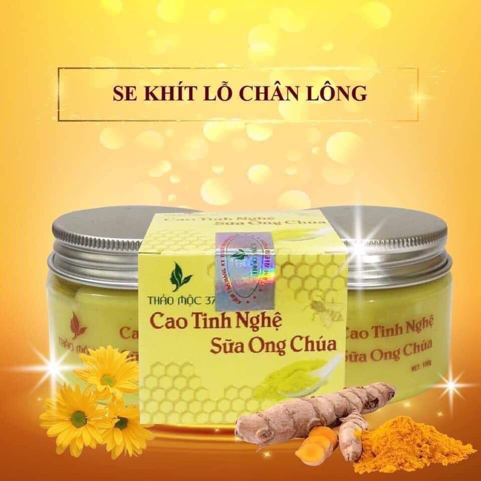 VIÊN TINH BỘT NGHỆ MẬT ONG 37 [ tặng cao tinh nghệ sữa ong chúa trị giá 175K]