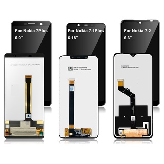 Màn hình cảm ứng lcd bằng kính thay thế chuyên dụng cho nokia 7 7 plus 7.1 7.2 7.1 plus