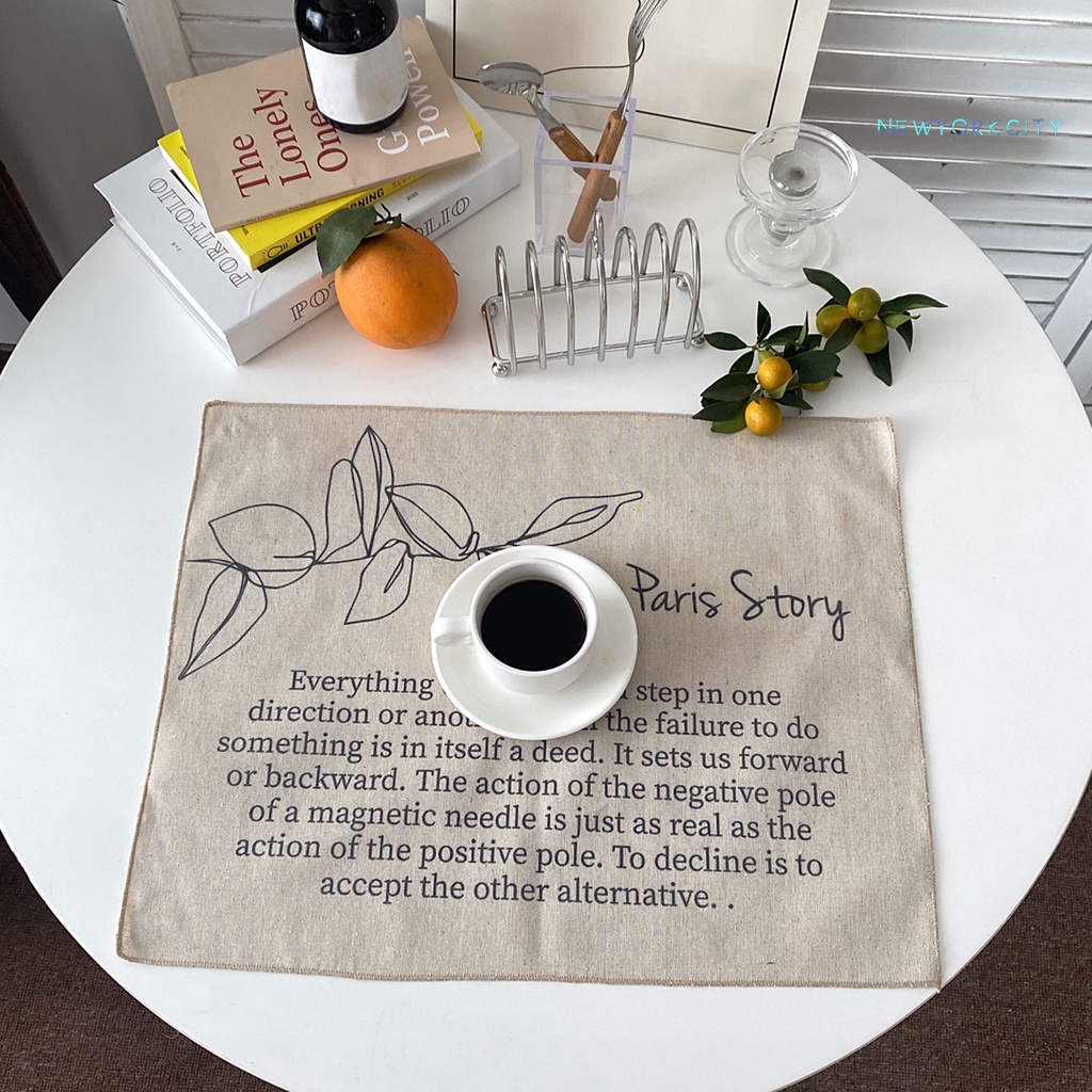 Thảm Treo Tường In Chữ Tiếng Anh Phong Cách Hàn Quốc