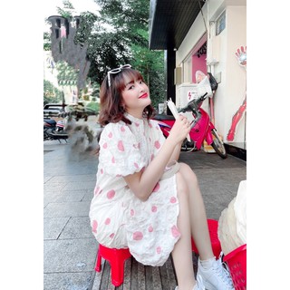 Đầm chấm bi