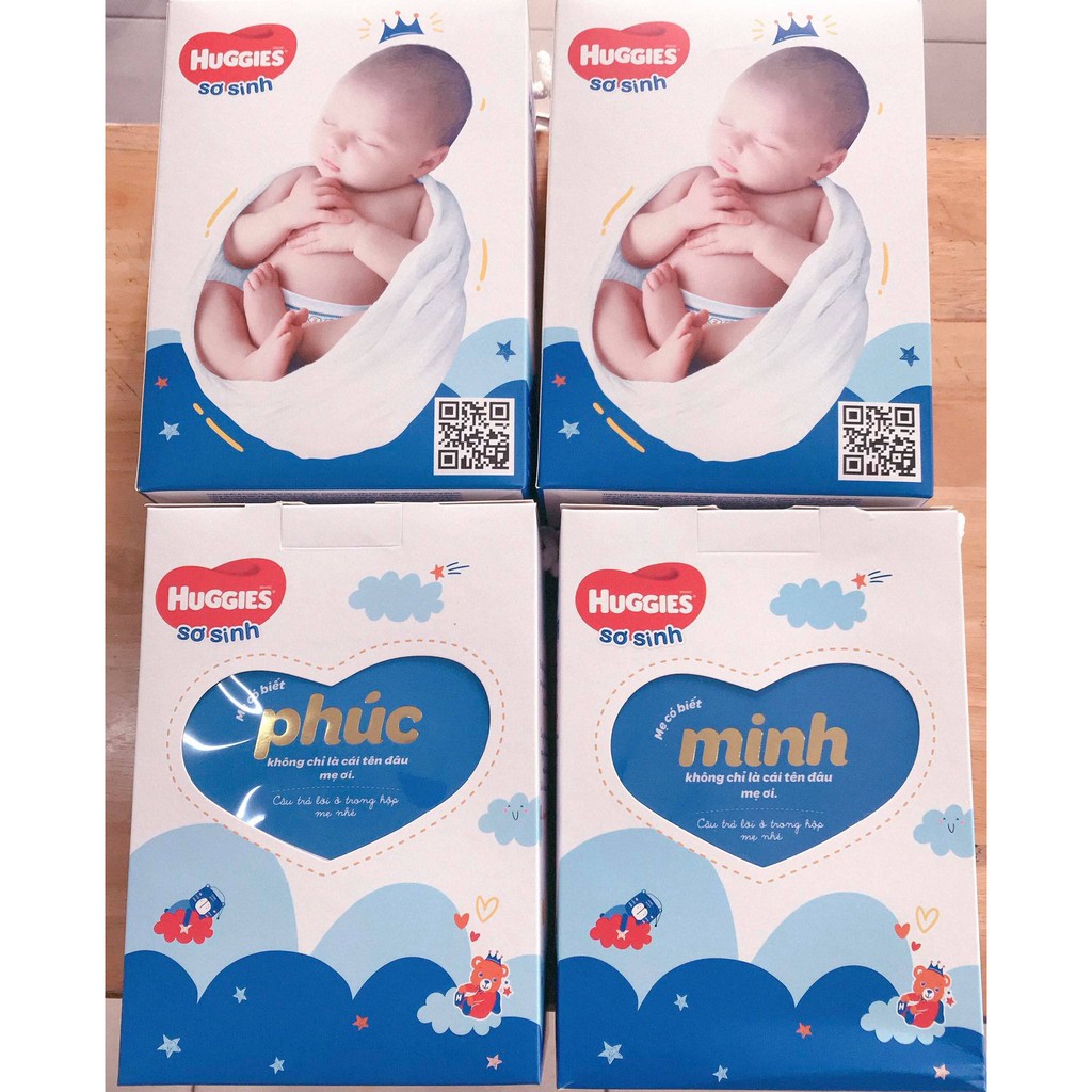 [Giá Rẻ] Tã Dán Sơ Sinh Huggies Cho Trẻ Dưới 8kg, NB1( Bé Dưới 5kg)/ NB2( Bé Từ 4-8kg)