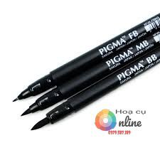 Bút Brush Pigma SAKURA vẽ kỹ thuật (size FB,MB,BB)