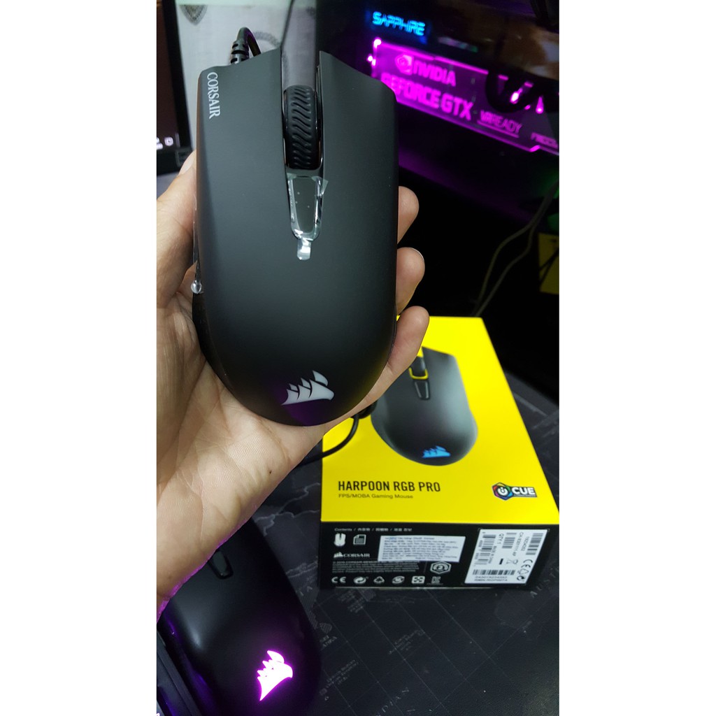 [Mã ELCLJUN giảm 7% đơn 500K] Chuột Corsair Harpoon RGB Pro Gaming FPS/Moba Mouse (CH-9301111-AP) | WebRaoVat - webraovat.net.vn